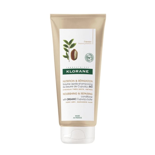 Klorane Nourishing & Repairing Conditioner with Organic Cupuacu Butter for Very Dry & Damaged Hair 200ml