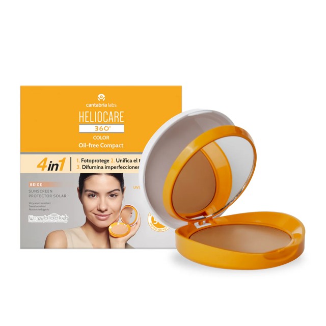 Heliocare 360º Oil-free Compact SPF 50+ Beige 10g