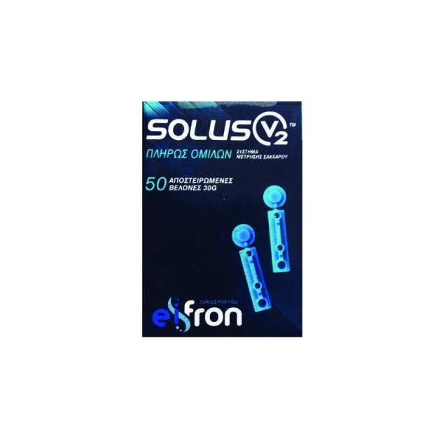 Eifron Solus V2 Lancets 30g Lancet Eifron A Βελόνες Μέτρησης Γλυκόζης 50τμχ