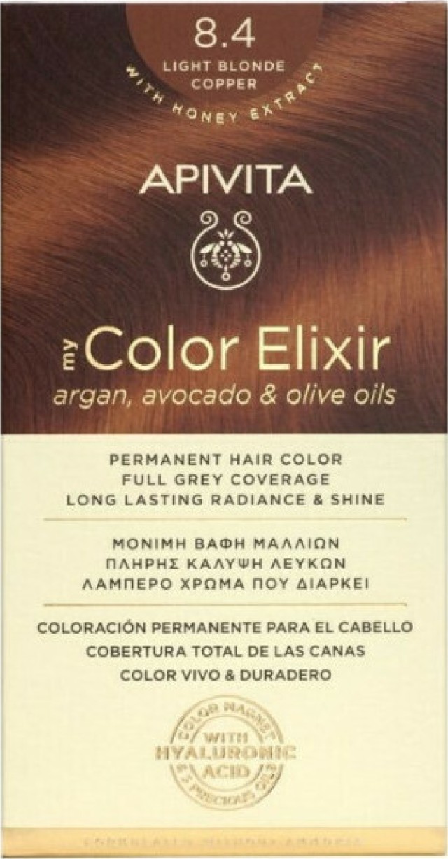 Apivita My Color Elixir 8.4 Ξανθό Ανοιχτό Χάλκινο 125ml