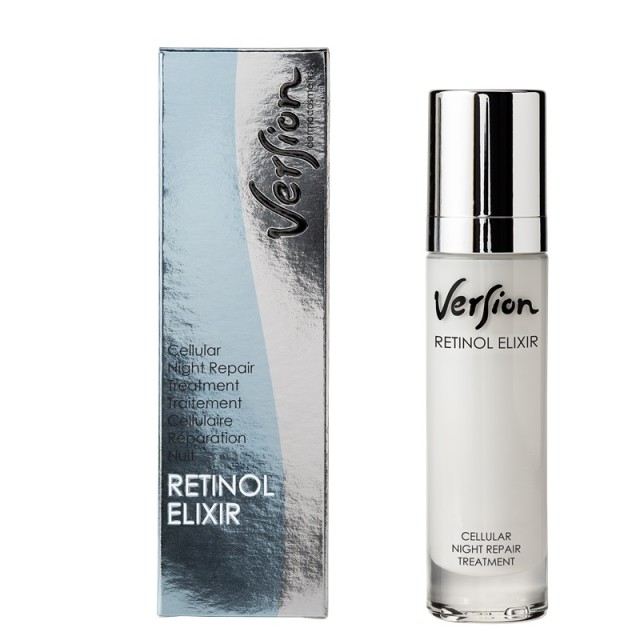 Version Retinol Elixir Αντιγηραντική Κρέμα Νυκτός για Πρόσωπο, Λαιμό & Ντεκολτέ 50ml