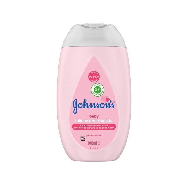 Johnson Soft Pink Lotion Θρέψη Της Παιδικής Επιδερμίδας 300ml