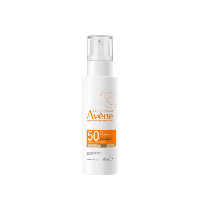 Avène Fluide Anti-Age SPF50 Υψηλή Αντηλιακή Προστασία για το Ευαίσθητο Δέρμα 40ml