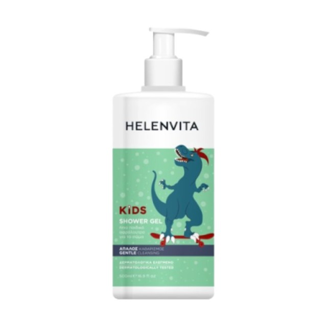 Helenvita Kids Dino Shower Gel Ήπιο Παιδικό Αφρόλουτρο 500ml