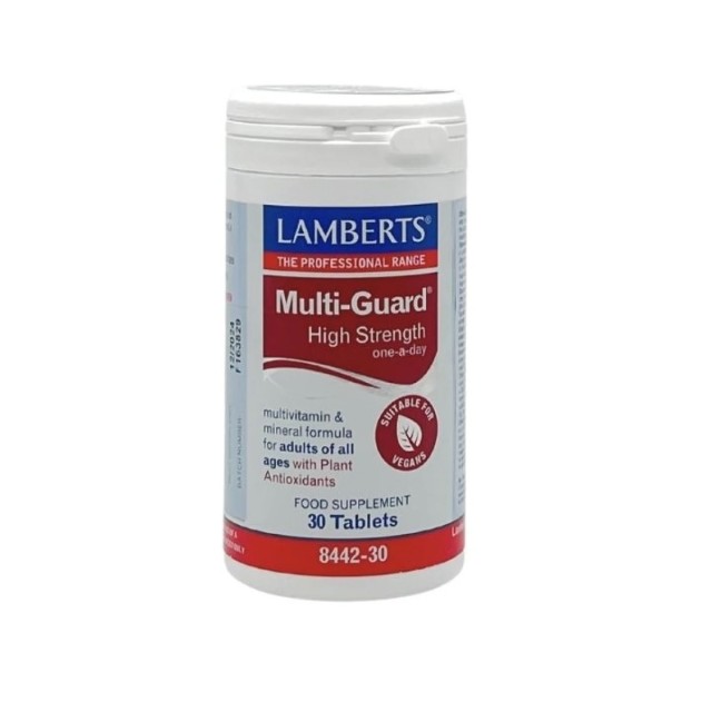 Lamberts Multi Guard High Strength Πολυβιταμίνη, Ενέργεια & Τόνωση 30tabs