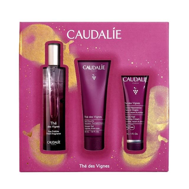 Caudalie Promo Pack Thé des Vignes Άρωμα 50ml & Αφρόλουτρο 50ml & Κρέμα Χεριών & Νυχιών 30ml