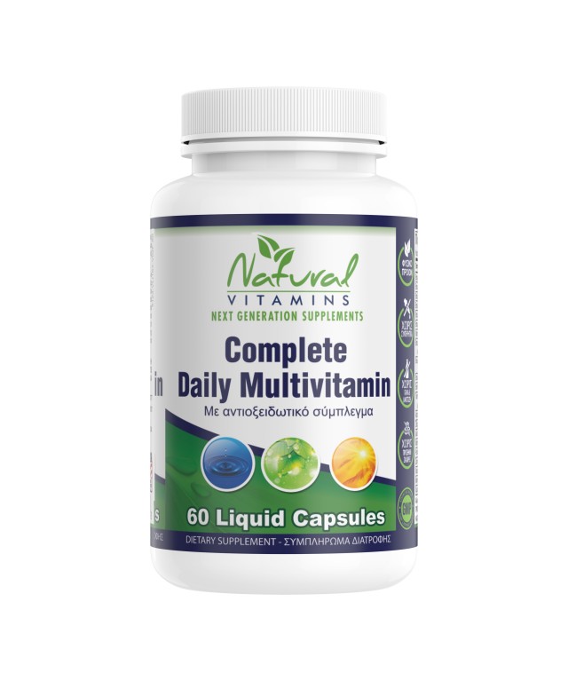 Natural Vitamins Complete Daily Multivitamin 60 tabs