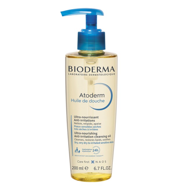 Bioderma Atoderm Huile de douche Απαλό Αφρόλουτρο κατά των Ερεθισμών σε Ελαιώδη Μορφή 200ml