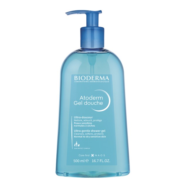 Bioderma Atoderm Gel Douche Εξαιρετικά Απαλό Αφρόλουτρο χωρίς Σαπούνι για το Ευαίσθητο Δέρμα 500ml