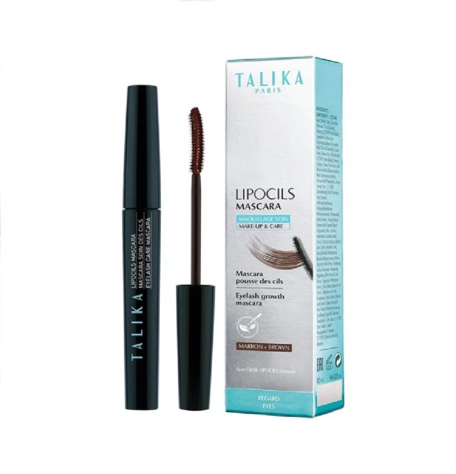 Talika Lipocils Mascara Brown για Όγκο Μήκος & Καμπύλη 1τμχ