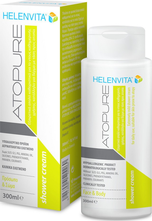 Helenvita Atopure Shower Cream Face & Body 200ml