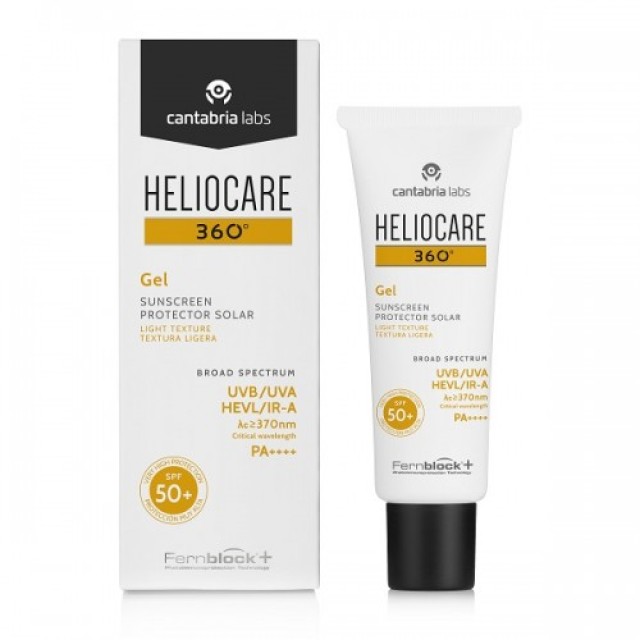 HelioCare 360 SPF50+ Αντηλιακό Προσώπου με Ελαφριά Gel Λεπτόρρευστη Υφή 50ml