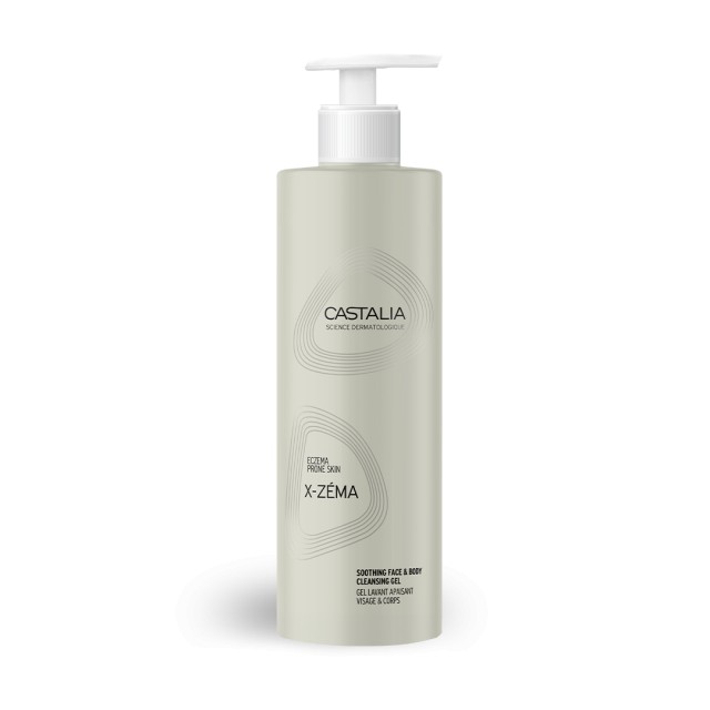 Castalia X-Zema Soothing Face & Body Cleansing Gel για την Ευαίσθητη Επιδερμίδα με Έκζεμα 400ml