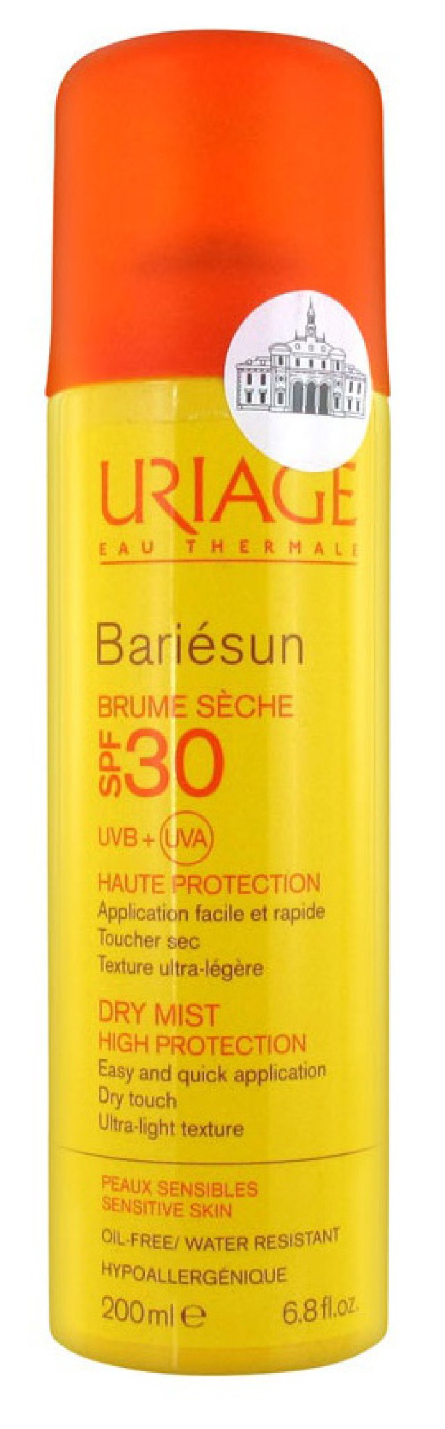 Uriage Bariesun Dry Mist SPF30, Αντηλιακό Σπρέι Προσώπου/Σώματος 200ml