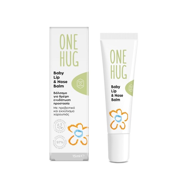 One Hug Baby Lip & Nose Balm Βρεφική Γέλη για Χείλη και Μύτη 15ml