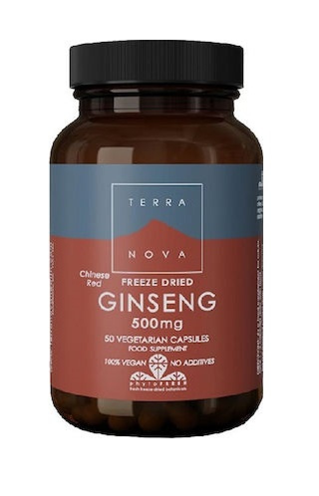 Terranova Chinese Red Ginseng  για Τόνωση του Οργανισμού  500mg