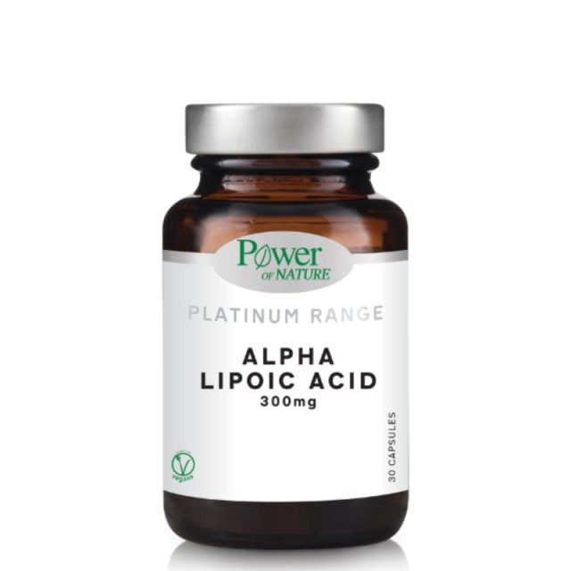 Power Of Nature Platinum Range Alpha Lipoic Acid 300mg 30 κάψουλες