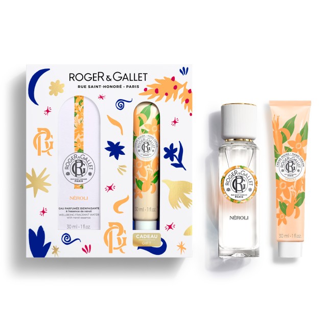 Roger&Gallet Xmas Promo Pack Neroli Fragrant Water 30ml & Neroli Hand Cream 30ml