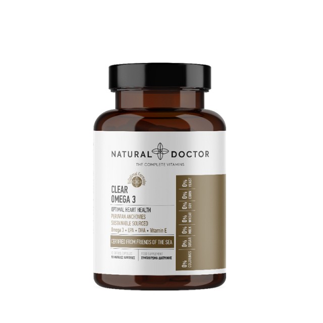 Natural Doctor Clear Omega 3 Ιχθυέλαιο 90 φυτικές κάψουλες