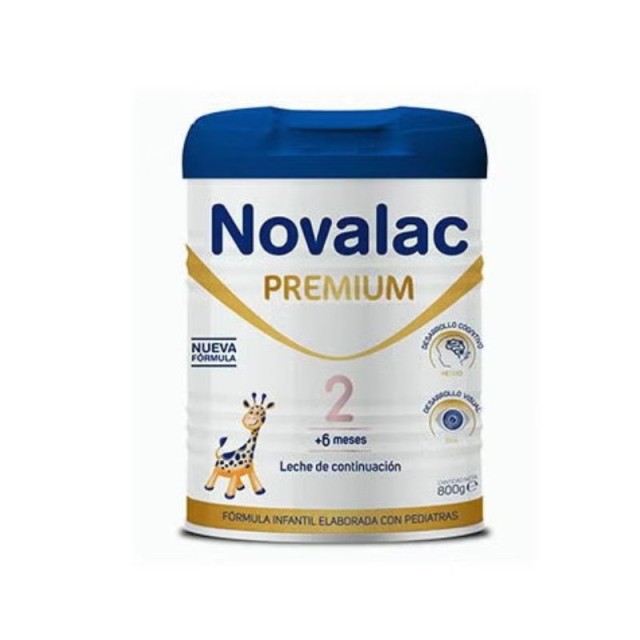 Novalac Premium 2 Γάλα σε Σκόνη 2ης Βρεφικής Ηλικίας 6-12 Μηνών με Συμβιοτικά 800gr