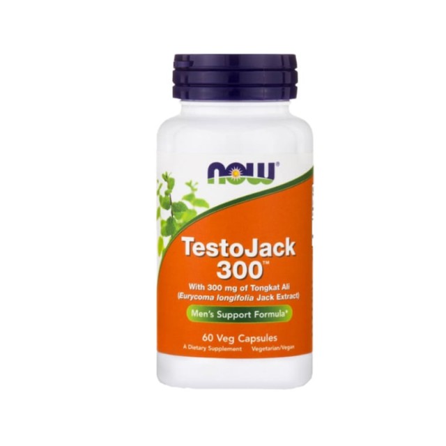 Now Foods TestoJack 300mg 60 φυτικές κάψουλες