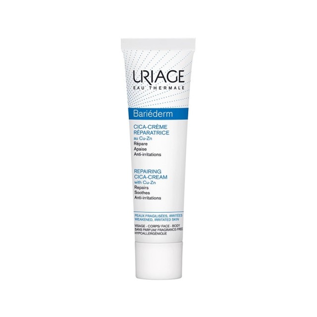 Uriage Bariederm Cica-Cream με Cu-Zin Προστατευτική Αναπλαστική Κρέμα για Ευαίσθητες Επιδερμίδες 40ml