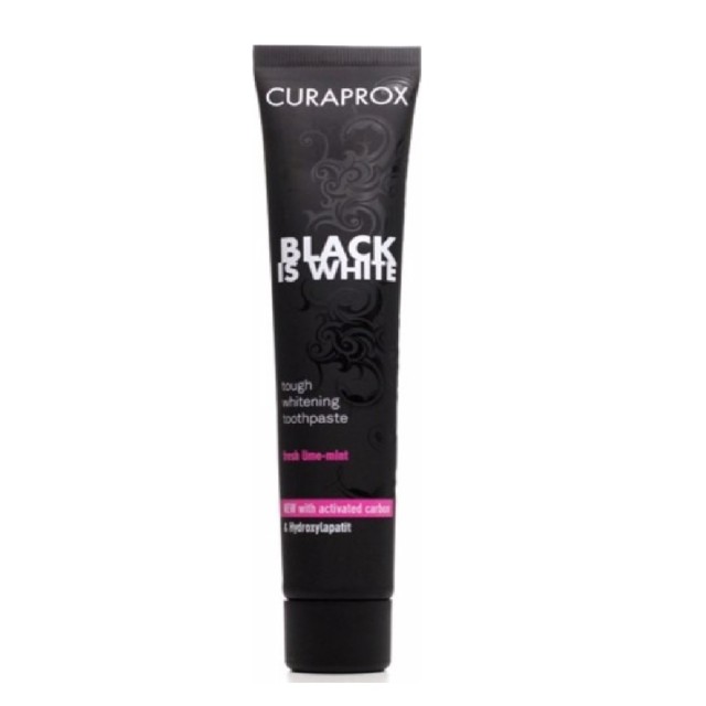 Curaprox Black is White Λευκαντική Οδοντόκρεμα 90ml