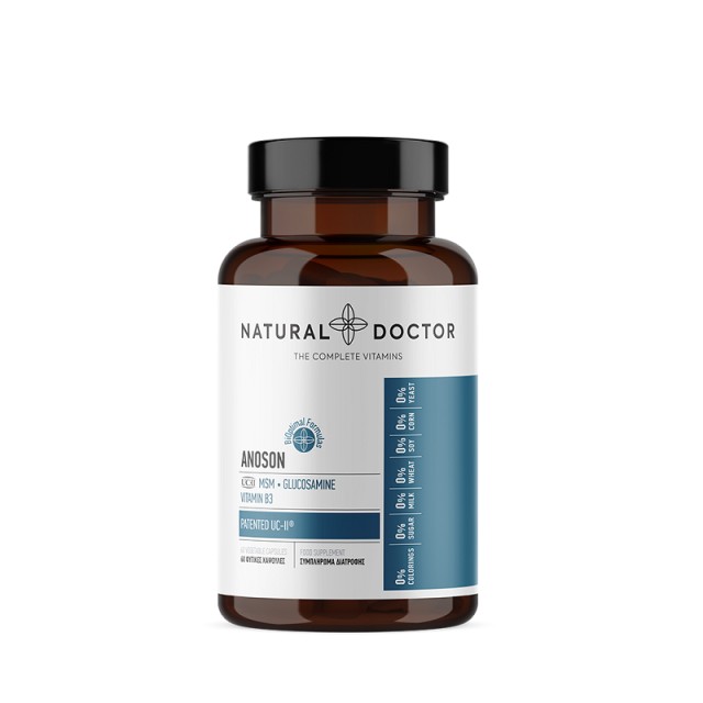 Natural Doctor Anoson για την Υγεία των Αρθρώσεων 60 φυτικές κάψουλες