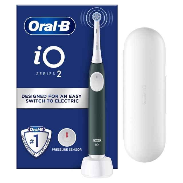 Oral-B iO Series 2  Ηλεκτρική Οδοντόβουρτσα, Πράσινο Χρώμα 1τεμ.