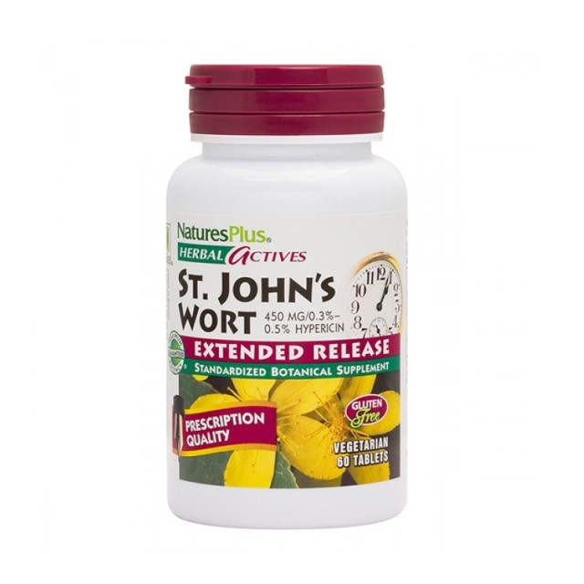 Natures Plus St. Johns Wort 450mg 60 ταμπλέτες