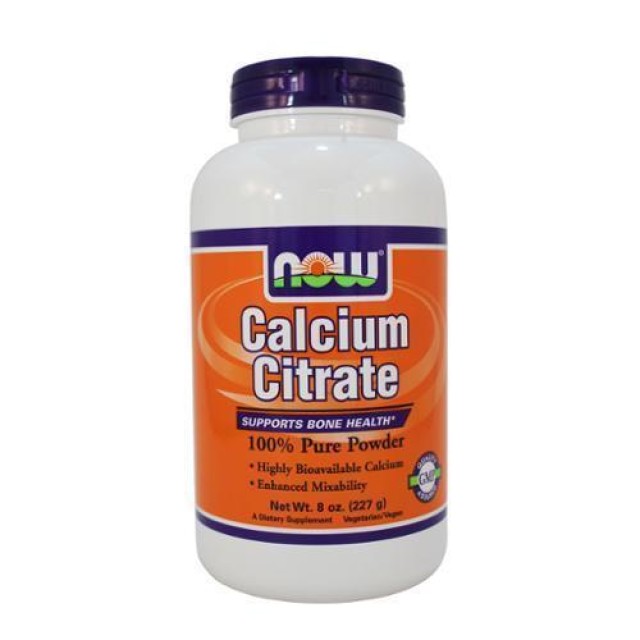 Now Calcium Citrate Powder (Vegetarian)  227 gr