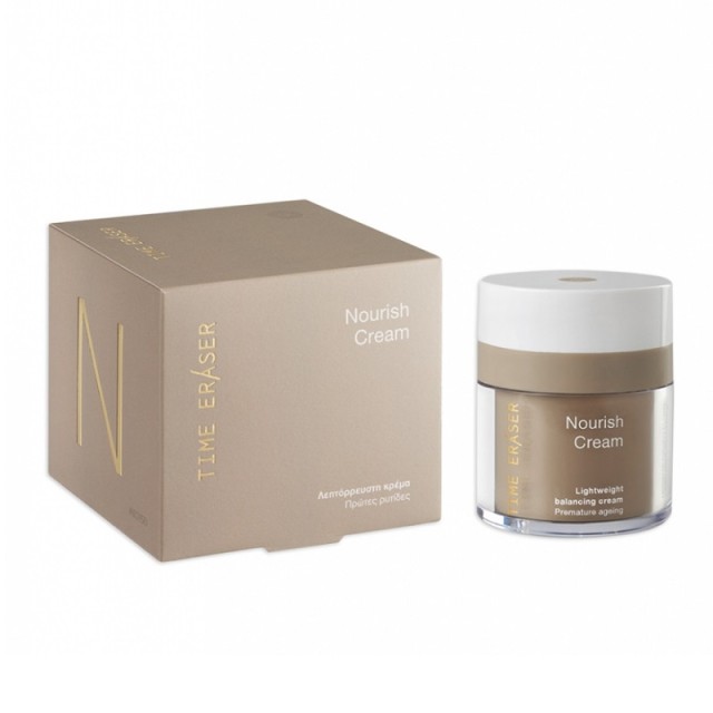 Medisei Time Eraser Nourish Cream Λεπτόρρευστη Κρέμα Καταπολέμησης Πρώτων Ρυτίδων 50ml