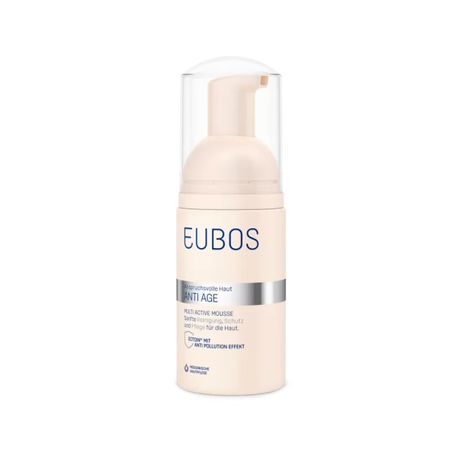 Eubos Anti Age Multi Active Mousse Mild Cleansing Foam Απαλός Αφρός Καθαρισμού Προσώπου 100ml