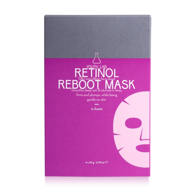 Youth Lab. Retinol Reboot Μάσκα Ματιών για Αντιγήρανση / Σύσφιξη 4τμχ