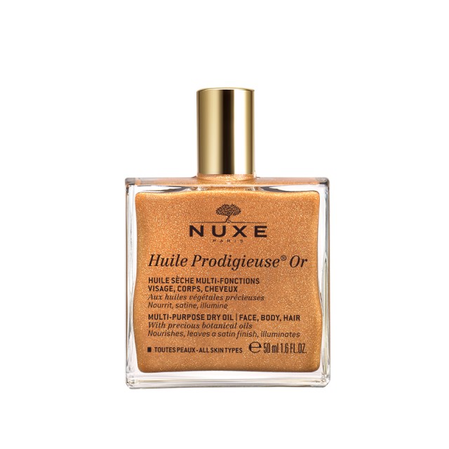 Nuxe Huile Prodigieuse OR Ιριδίζον Ξηρό Λάδι για Πρόσωπο - Σώμα - Μαλλιά  50ml