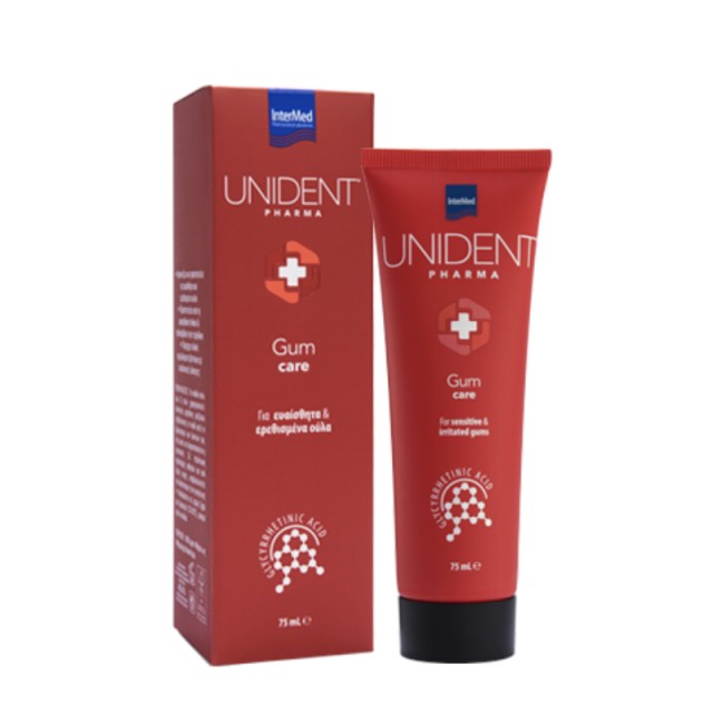 InterMed Unident Pharma Gum Care Οδοντόπαστα για Ευαίσθητα & Ερεθισμένα Ούλα 75ml