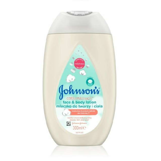 Johnson & Johnson Cottontouch Face & Body Lotion για Ενυδάτωση 300ml