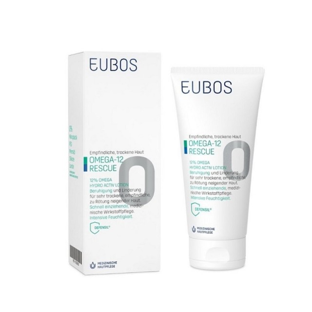 Eubos Omega 12% Rescue Hydro Active Lotion Καταπραϋντική Λοσιόν 200ml