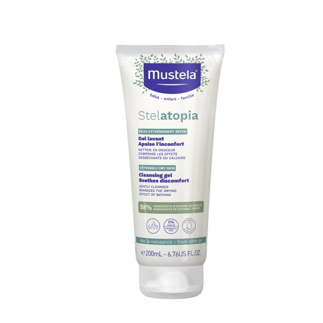 Mustela Stelatopia Cleansing Gel Αφροντούς για Σώμα & Μαλλιά 200ml