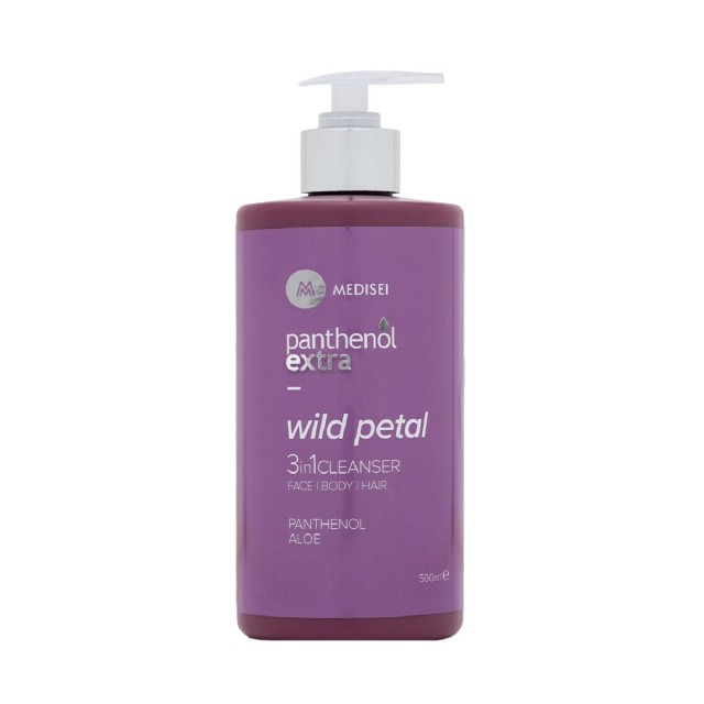 Panthenol Extra Wild Petal Υγρό Καθαρισμού για το Πρόσωπο, το Σώμα & τα Μαλλιά 500ml