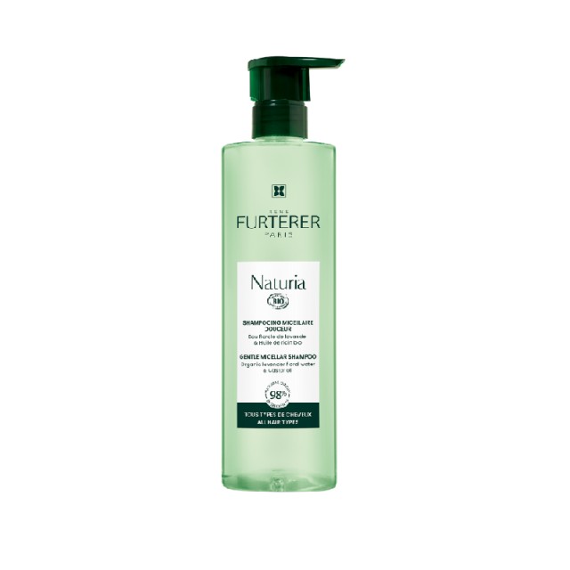 Rene Furterer Naturia Gentle Micellar Shampoo Σαμπουάν Καθημερινής Χρήσης Για Όλους Τους Τύπους Μαλλιών 400ml