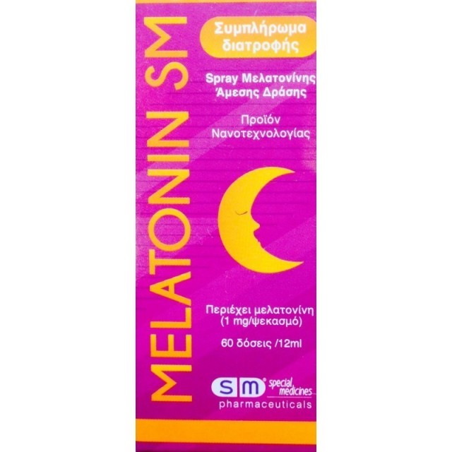 Melatonin SM Oral Spray 60doses/12ml