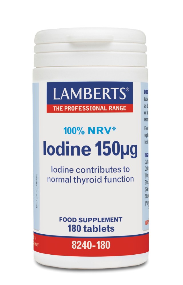 LAMBERTS IODINE 150MCG 180TABS