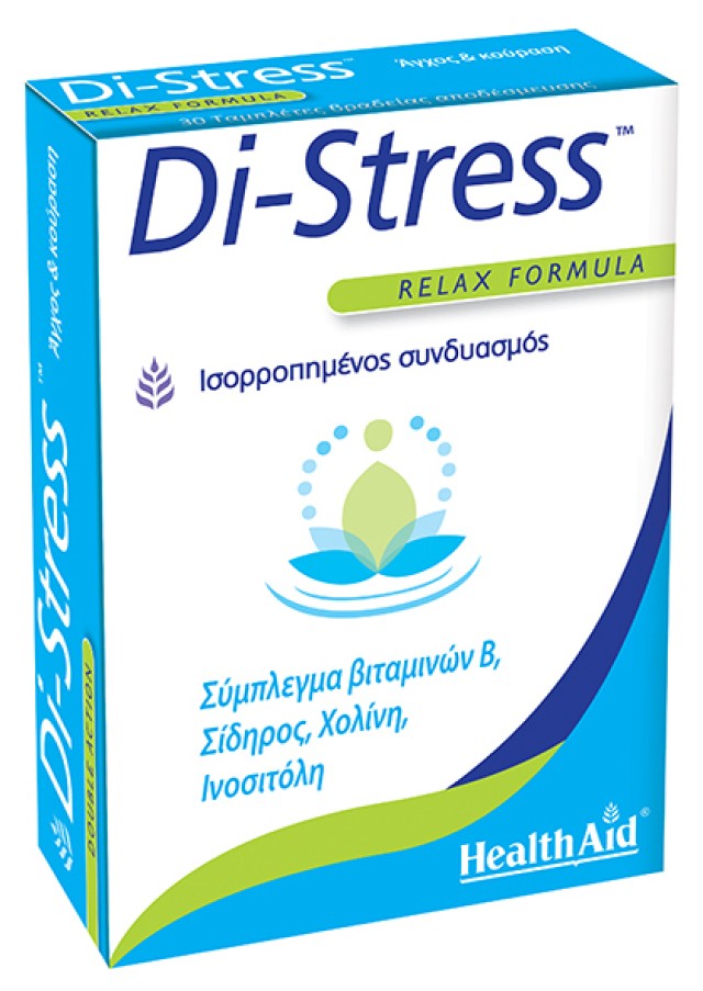 HEALTH AID Di-Stress Relax Formula 30tabs