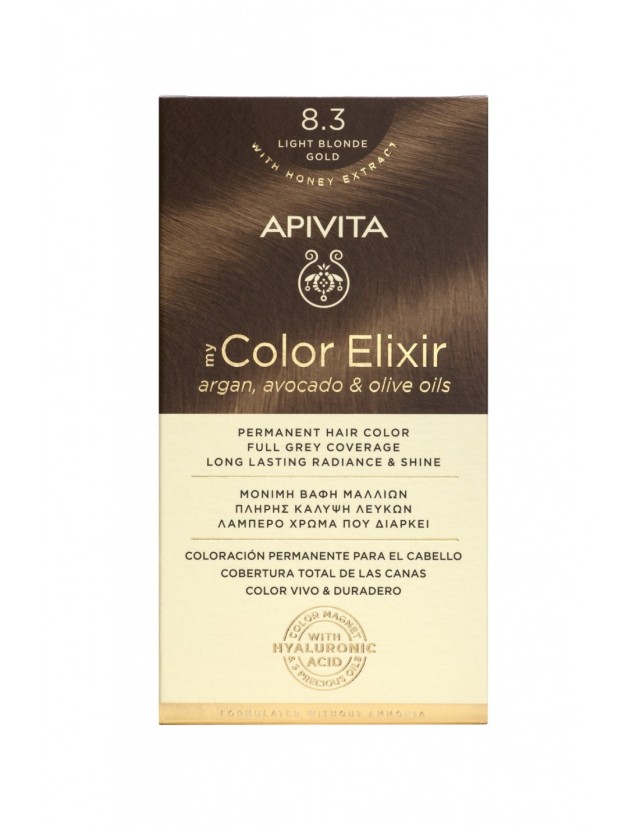 Apivita My Color Elixir 8.3 Ξανθό Ανοιχτό Χρυσό 125ml