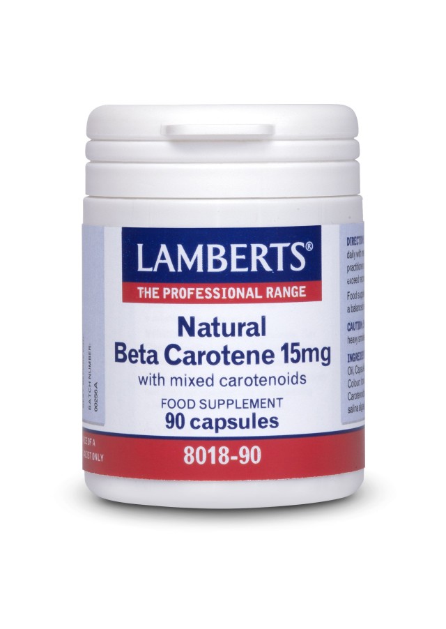 LAMBERTS NATURAL BETA CAROTENE 15MG 90CAPS