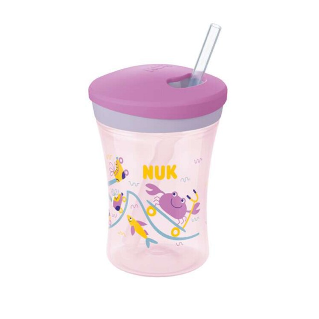 Nuk Evolution Action Cup 12+ Ρόζ Χταπόδι (10.751.136) 230ml