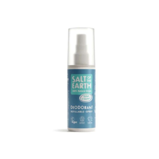 Salt of the Earth Vegan Αποσμητικό Spray Ocean & Coconut 100ml