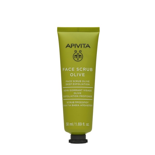 Apivita Face Scrub Olive Scrub Προσώπου Βαθιάς Απολέπισης με Ελιά 50ml