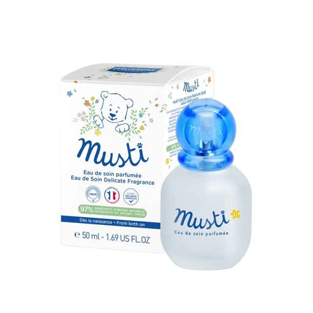 Mustela Bebe Musti Eau de Soin Διακριτικό Άρωμα για βρέφη & παιδιά, 50ml